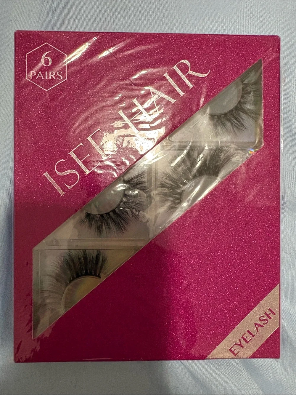 False Eyelash Set - Dramatic Black Lashes (6 Pairs)